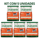 [KIT 5 UNIDADES] Areia Viva Verde 4Kg - Grãos Grossos